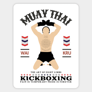 Vintage Muay Thai Wai Kru Magnet